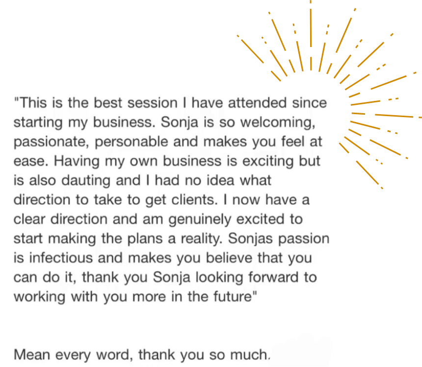 LM Testimonial 2 Sonja Leason - Business Growth - Scale My Business Academy - Testimonial