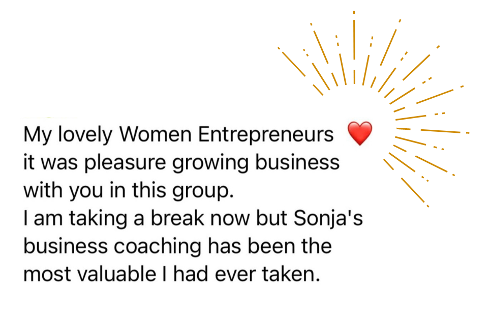 6 Sonja Leason - Business Growth - Scale My Business Academy - Testimonial